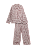 Pure Cotton Gingham Revere Pyjama Set