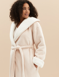 Premium Borg Lined Long Dressing Gown