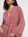 BODY SOFT TM FEATHER KNIT DRESSING GOWN