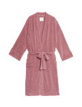 BODY SOFT TM FEATHER KNIT DRESSING GOWN