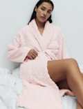 Animal Print Shimmer Dressing Gown