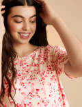 Animal Print Short Nightdress