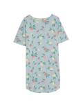 Printed Regular Round Neck Night Dress