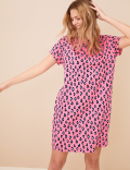 Pure Cotton Leopard Short Nightdress