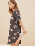 2 Pack Cotton Rich Short Nightdresses