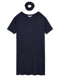 Cotton Modal Spot Short Nightdress