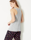 Sleeveless Vest Pyjama Top