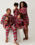 Women's Checked Family Christmas Nightshirt