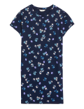 Pure Cotton Floral Short Nightdress