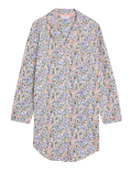 Cotton Rich Floral Short Nightshirt