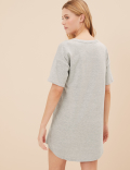 2pk Cotton Rich Printed Short Nightdresses