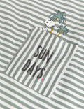 Pure Cotton Snoopy™ Short Nightdress