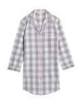 Pure Cotton Checked Nightshirt