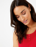 Cotton Rich Vest Pyjama Top