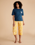 Cotton Happy Place Slogan Pyjama Tee