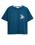 Cotton Happy Place Slogan Pyjama Tee