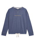 Cotton Brunch Slogan Pyjama Top