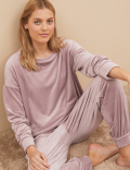 Flexifit™ Velour Lounge Sweatshirt