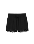 Body Soft&trade; Lace Trim Pyjama Shorts