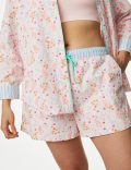 Pure Cotton Floral Pyjama Shorts