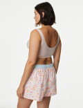 Pure Cotton Floral Pyjama Shorts