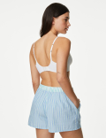 Cool Comfort™ Pure Cotton Striped Pyjama Shorts