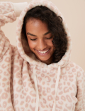 Fleece Animal Print Pyjama Top
