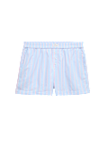 Pure Cotton Striped Pyjama Shorts