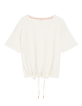 Cotton Blend Waffle Pyjama Top