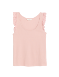Cotton Rich Ribbed Vest