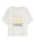 Cotton Rich Sunshine Slogan Pyjama Top