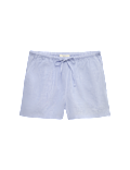 Pure Cotton Woven Striped Pyjama Shorts