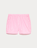 Pure Cotton Striped Pyjama Shorts