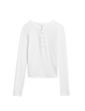 Cotton Rich Waffle Pyjama Top