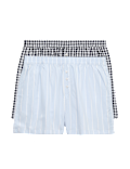 2 Pack Pure Cotton Striped Pyjama Shorts