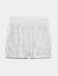 2 Pack Pure Cotton Striped Pyjama Shorts