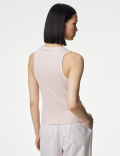 2pk Cotton Modal Ribbed Vests