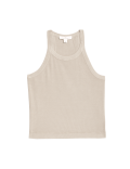 Cotton Rich Rib Lounge Crop Top