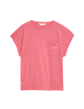 Pure Cotton Slogan Pyjama Top