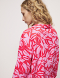 Cotton Blend Lobster Print Pyjama Top