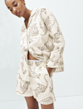 Pure Cotton Animal Print Pyjama Top