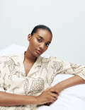 Pure Cotton Animal Print Pyjama Top