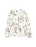 Pure Cotton Animal Print Pyjama Top