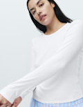 Cool Comfort&trade; Cotton Modal Rib Pyjama Top
