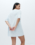 Cotton Modal Printed Relaxed Nightdress