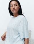 Cotton Modal Printed Relaxed Nightdress