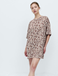 Cotton Modal Printed Relaxed Nightdress