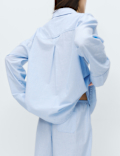 Pure Cotton Chambray Lounge Shirt