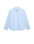 Pure Cotton Chambray Lounge Shirt