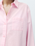 Pure Cotton Chambray Lounge Shirt